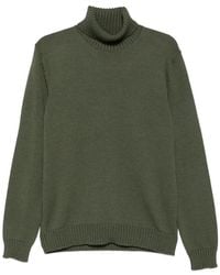 Zanone - Pull Côtelé À Col Roulé - Lyst