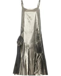 Maison Margiela - Foiled Midi Dress - Lyst