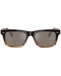 Oliver Peoples - Rectangle-Frame Sunglasses - Lyst
