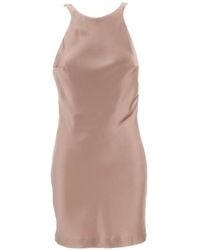 ANDAMANE - Carmen Scoop-Back Mini Dress - Lyst