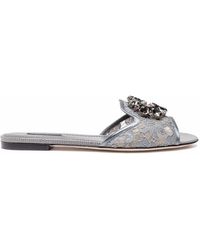 Dolce & Gabbana - Rainbow Lace ブローチ サンダル - Lyst