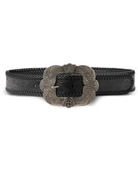 Ralph Lauren - Tooled Buckle Embossed Belt - Lyst