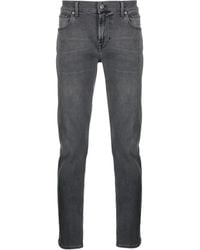 7 For All Mankind - Slim-cut Mid-rise Jeans - Lyst