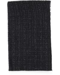 Faliero Sarti - Metallic-Thread Fringed Scarf - Lyst