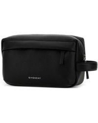 Givenchy - Kulturbeutel Aus Strukturiertem Leder - Lyst