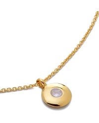 Monica Vinader - Round-Pendant Necklaces - Lyst