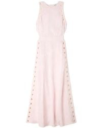 Sandro - Cut-Out-Detail Maxi Dress - Lyst