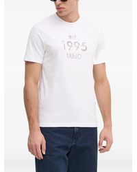 Liu Jo - Logo-Print Crew-Neck T-Shirt - Lyst
