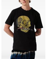 Endless Joy - Skull Graphic-Print Cotton T-Shirt - Lyst