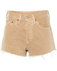 Levi's - 501 Cotton Denim Shorts - Lyst
