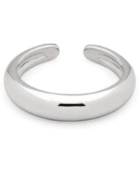 Tom Wood - Slim Rhodium-Plated Ear Cuff - Lyst