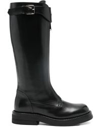McQueen - Bottes Countryside En Cuir À Boucle - Lyst