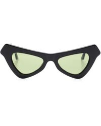 Marni - Fairy Pool Logo-Engraved Cat-Eye Sunglasses - Lyst