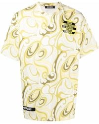 Raf Simons - T-Shirt À Imprimé Abstrait - Lyst