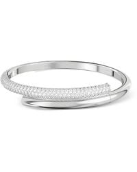 Swarovski - Dextera Crystal-Embellished Bangle Bracelet - Lyst