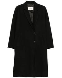 Gentry Portofino - Notched-Lapel Single-Breasted Coat - Lyst