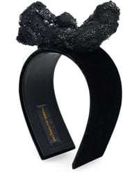 Comme des Garçons - X Hizume Velvet-Finish Headband - Lyst