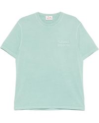 MC2 Saint Barth - Classic Fit Portofino T-Shirt With Chi Non Muore Poi Ribeve Embroidery - Lyst