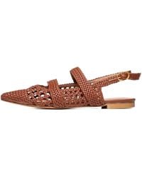 Poche Paris - Gewebte Lena Pumps mit spitzer Kappe - Lyst