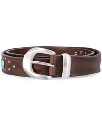 Mancini 1979 - Ceinture Alfred En Cuir À Détails De Clous - Lyst