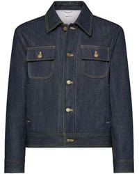 Thom Browne - Hemdjacke mit rückseitigem Riemen - Lyst