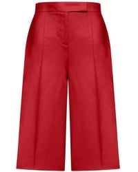 Max Mara - Linen Tailored Shorts - Lyst