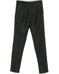 Incotex - Pleated Checked Trousers - Lyst
