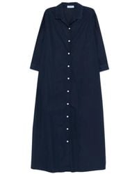 ROSSO35 - Buttoned Midi Dress - Lyst