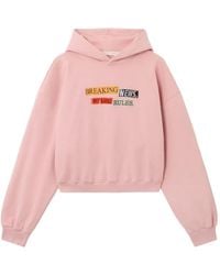 Palm Angels - Quote Hoodie Met Grafische Print - Lyst
