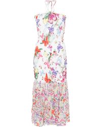 Charo Ruiz - Cala Midi-Jurk Met Print - Lyst