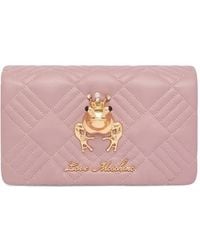 Love Moschino - Quilted Embellished Shoulder Bag - Lyst