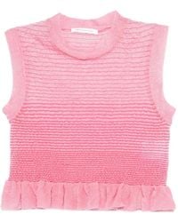 Cecilie Bahnsen - Ruffles Sleeveless Tank Top - Lyst