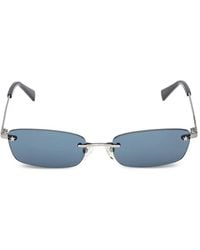 Guess - Rectangle Metal Sunglasses - Lyst