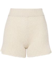 Alanui - Finest Ribbed-knit Shorts - Lyst