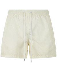 Fedeli - Patterned Drawstring Swim Shorts - Lyst
