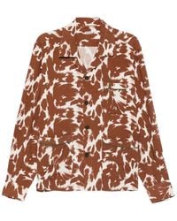 Bode - Chemise En Flanelle À Imprimé Vache - Lyst