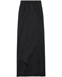Balenciaga - Slit Tailored Maxi Skirt - Lyst