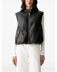 KARL LAGERFELD - High-Neck Padded Gilet - Lyst