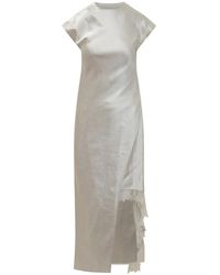JW Anderson - Vestido con ribete de encaje - Lyst