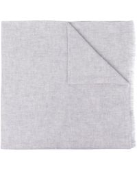 Brunello Cucinelli - Sjaal Met Franje - Lyst