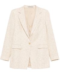 Tagliatore - Tweed-Jacke mit Pailletten - Lyst