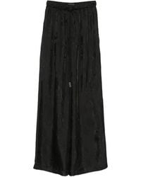 Ann Demeulemeester - Paisley-Jacquard Drawstring Trousers - Lyst