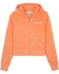 Sporty & Rich - Hoodie Zippé À Logo Italic - Lyst