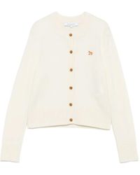 Maison Kitsuné - Baby Fox Lambswool Fitted Cardigan - Lyst
