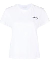 Patrizia Pepe - Logo-Embroidered Cotton T-Shirt - Lyst