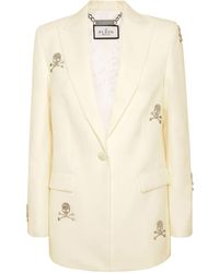 Philipp Plein - Skull Strass Blazer - Lyst