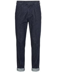 Mason's - Pleated Turn-Up Chinos - Lyst