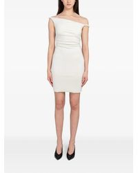 Samsøe & Samsøe - Sasusanna Off-Shoulder Ruched Mini Dress - Lyst