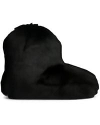 Stand Studio - Maisie Faux-Fur Ankle Boots - Lyst