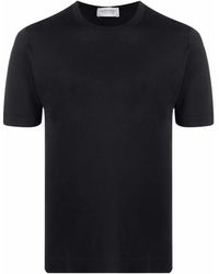 John Smedley - Jersey-Knit Cotton T-Shirt - Lyst